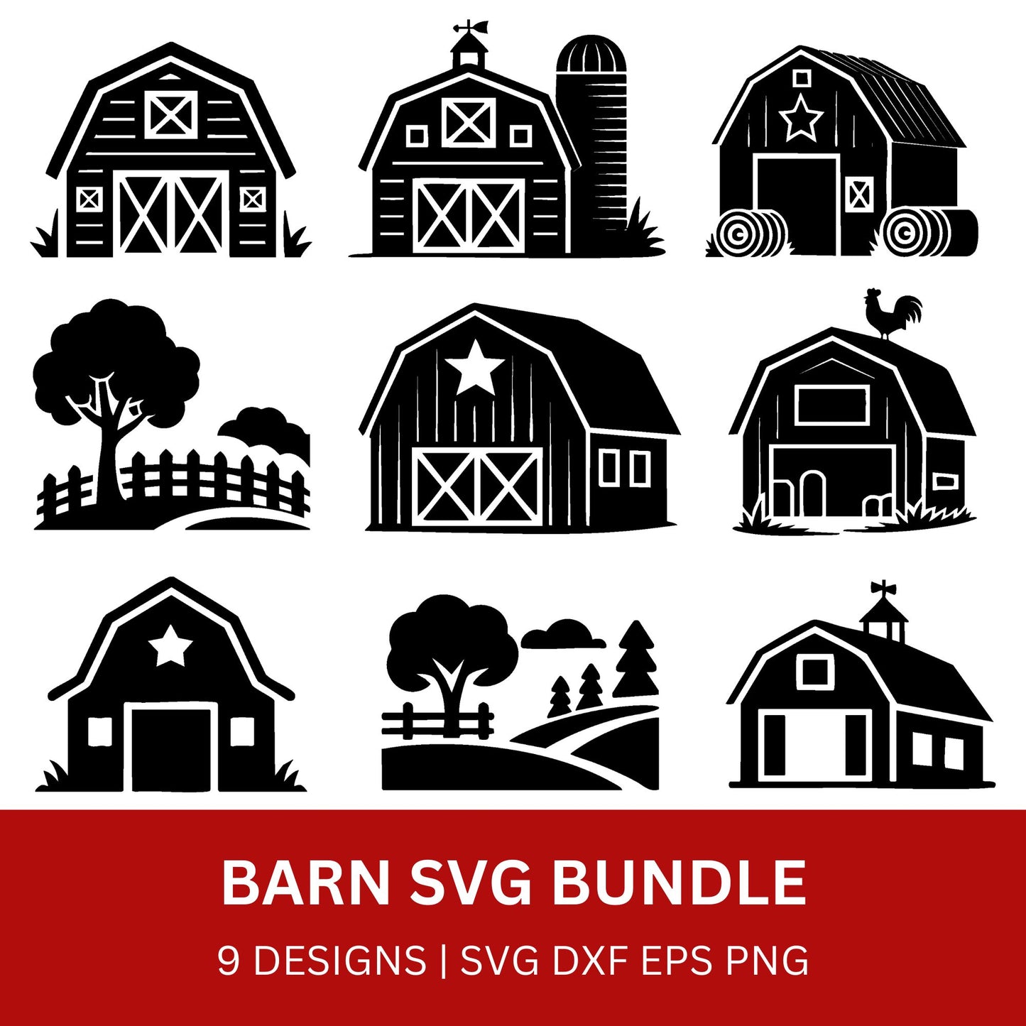 Barn SVG Bundle PLR