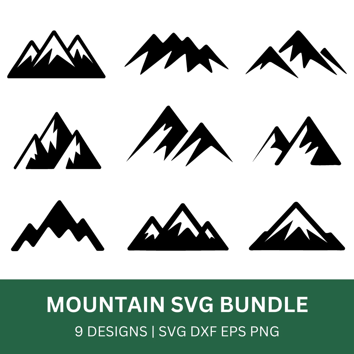Mountain SVG Bundle PLR