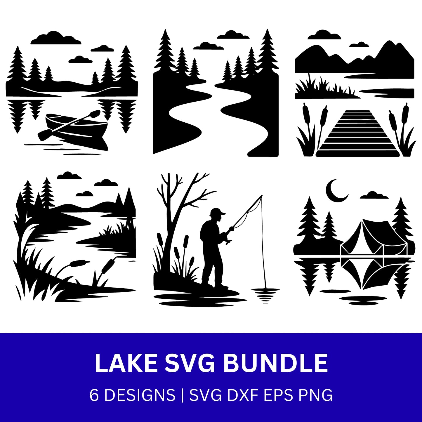 Lake SVG Bundle PLR