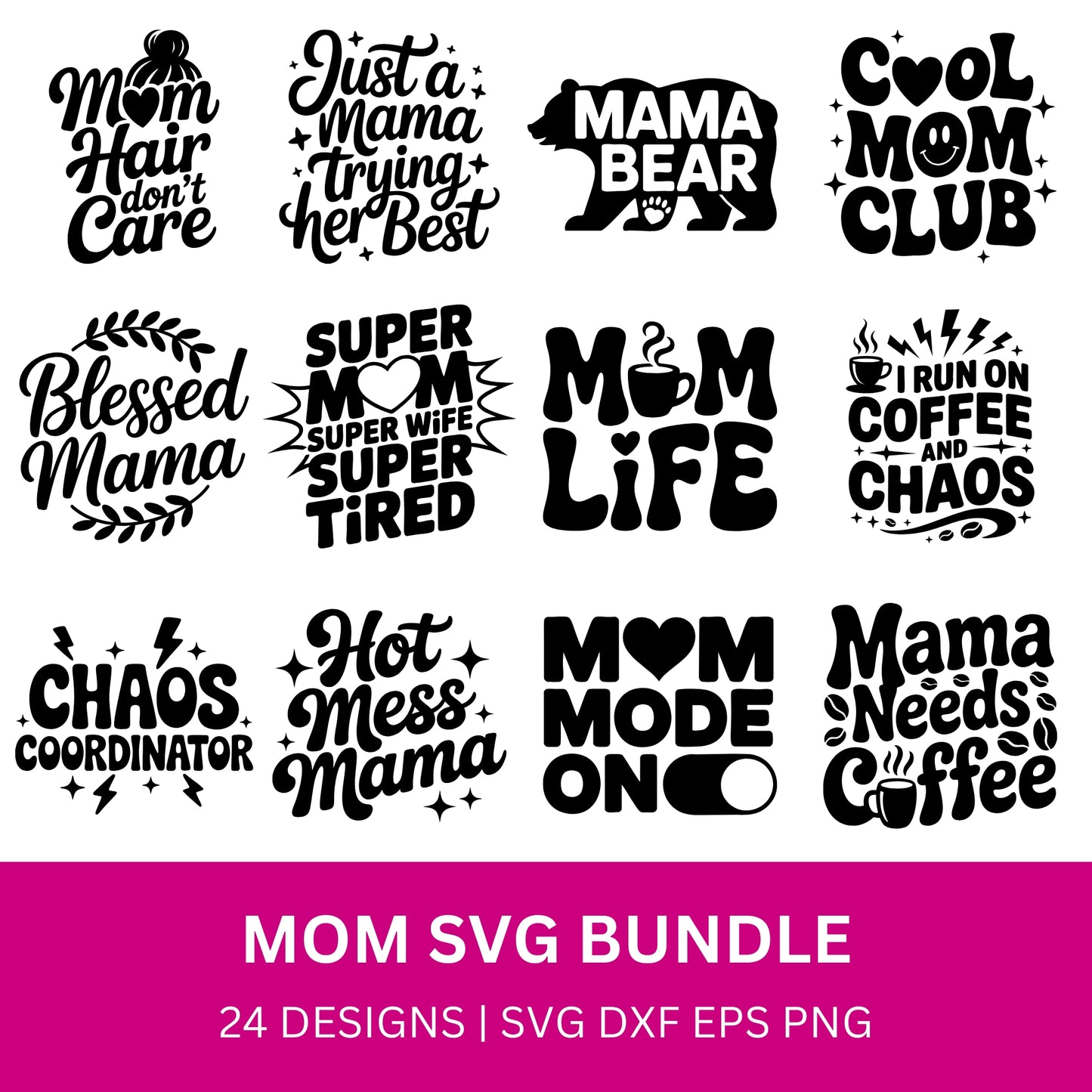 Mom SVG Bundle PLR