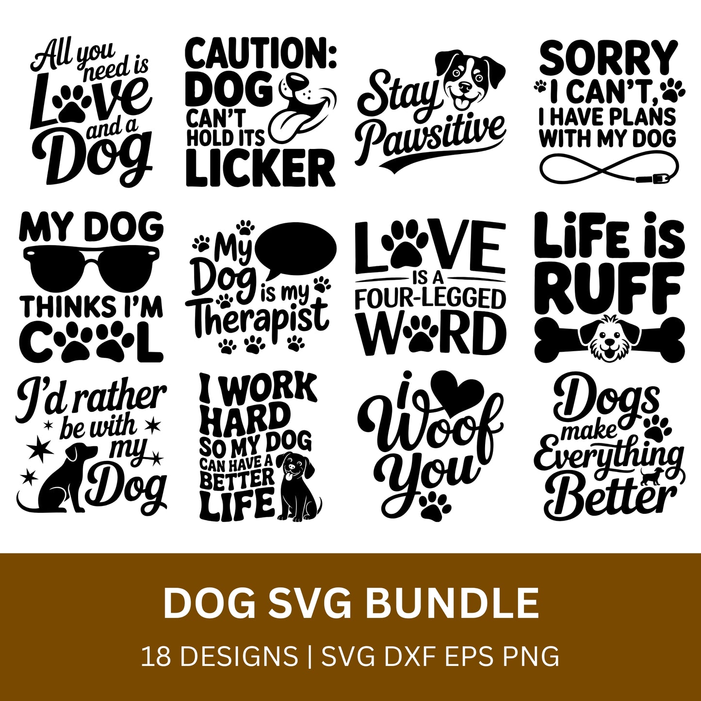 Dog SVG Bundle PLR