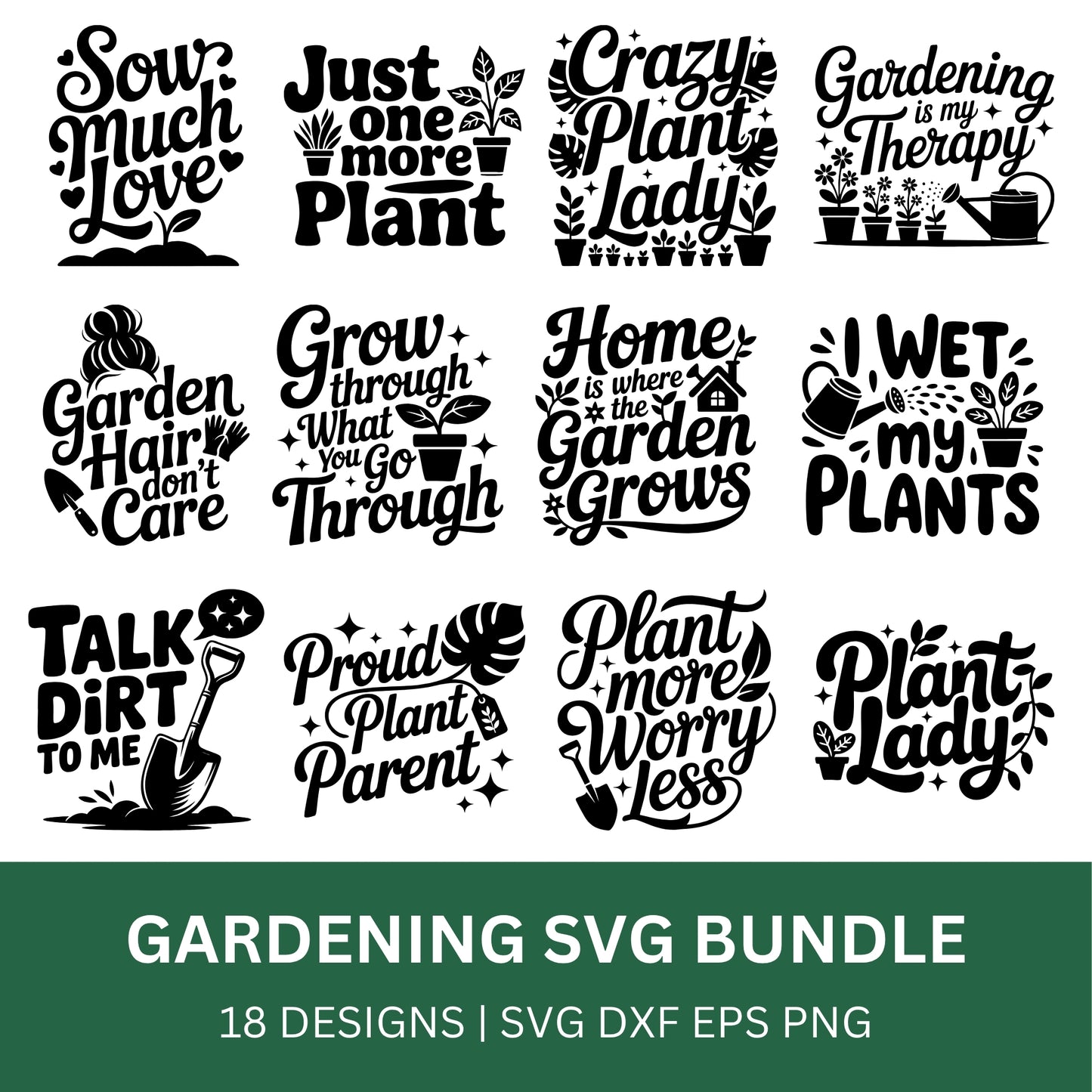 Gardening SVG Bundle PLR