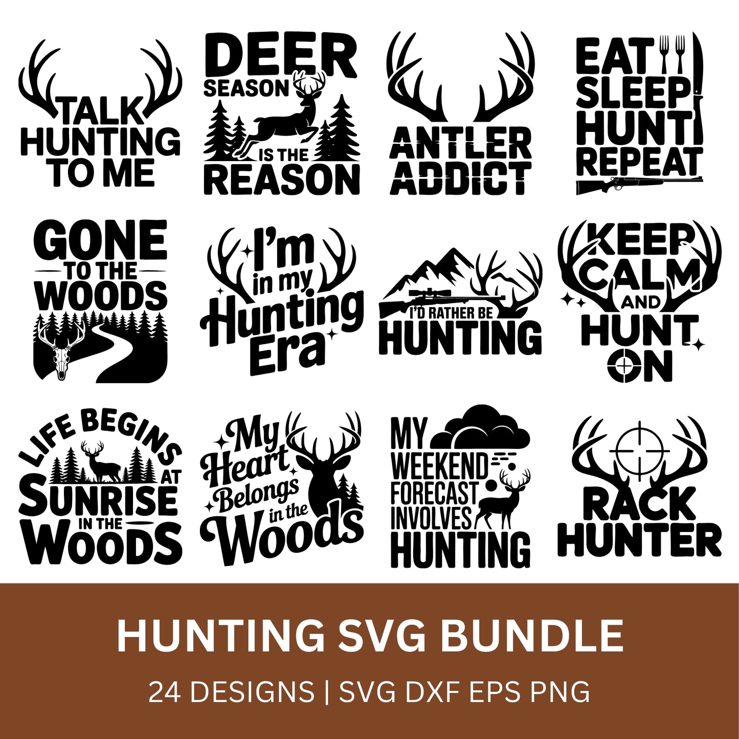 Hunting SVG Bundle PLR