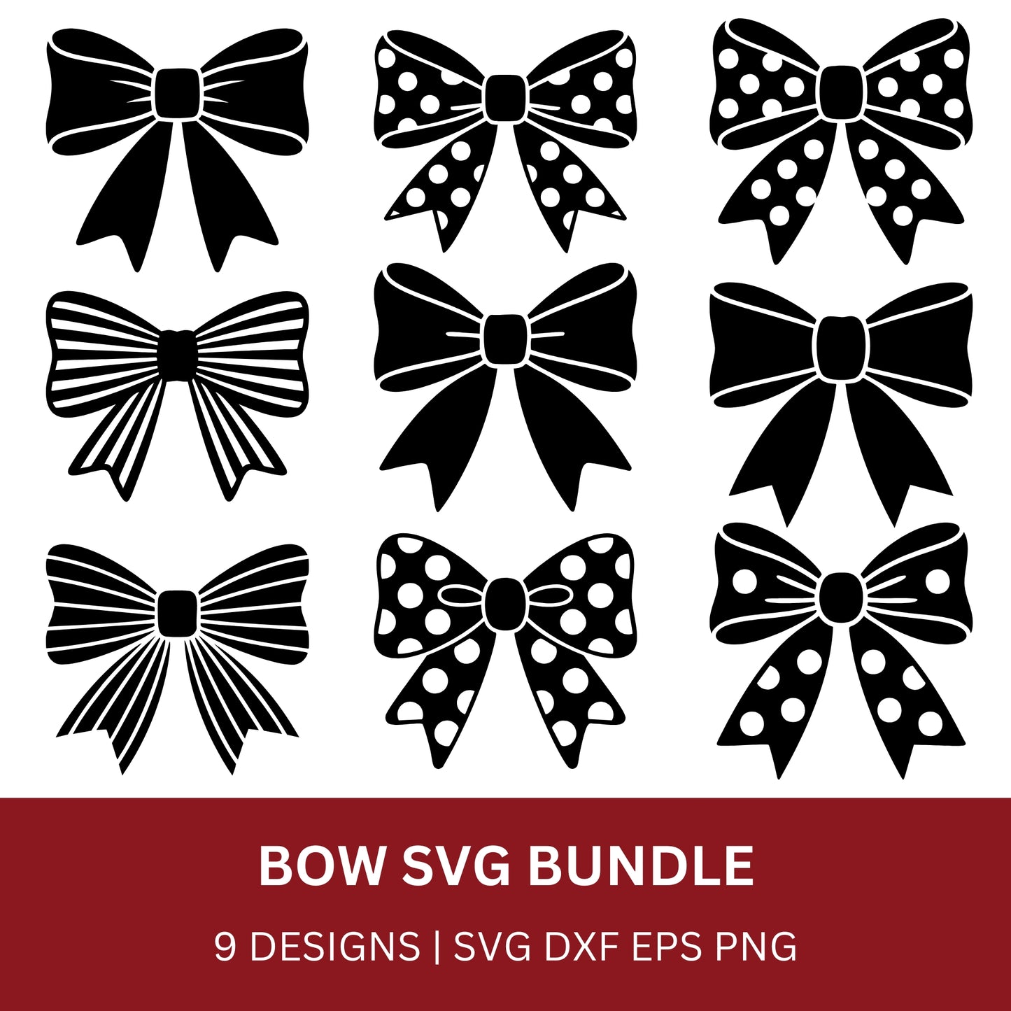 Bow SVG Bundle with PLR