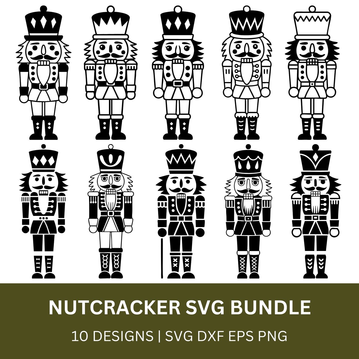 Nutcracker SVG Bundle with PLR