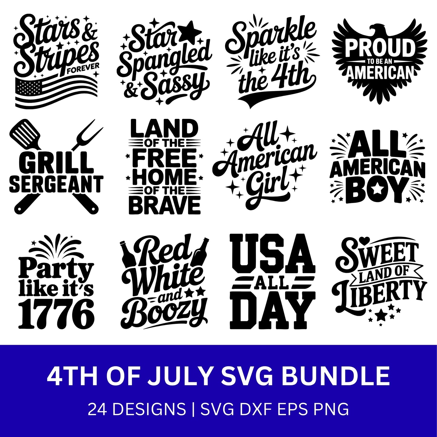 4th of July SVG Bundle PLR