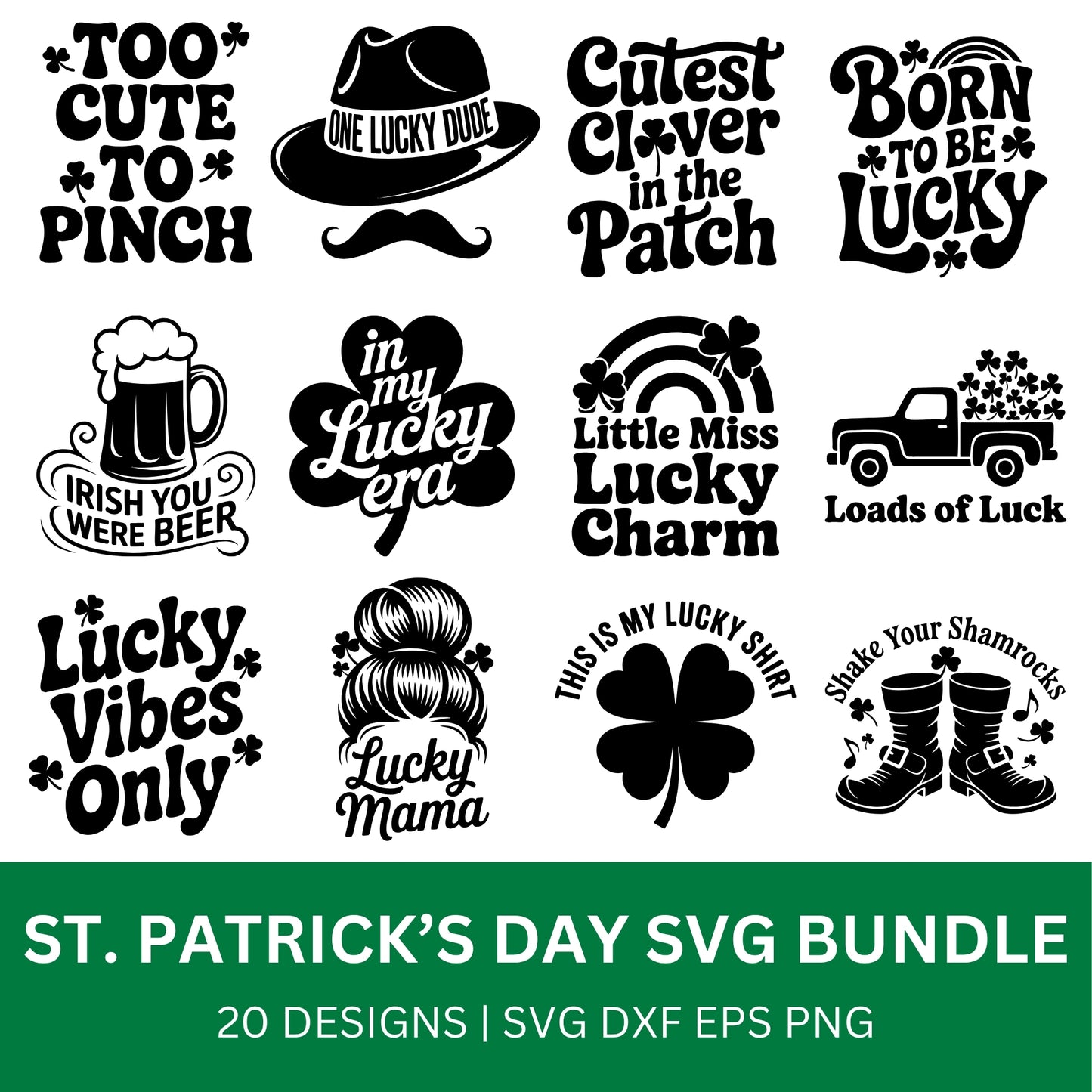 St. Patrick's Day SVG Bundle PLR