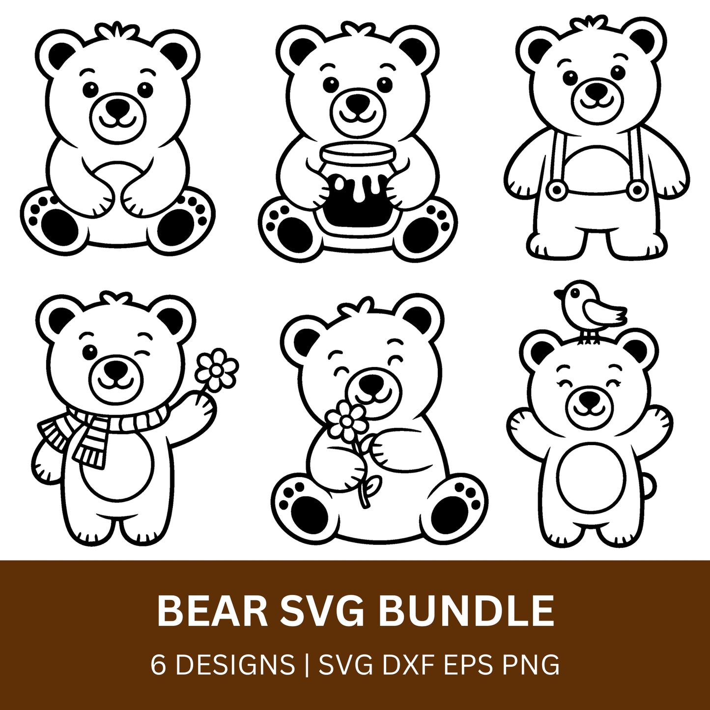 Bear SVG Bundle PLR