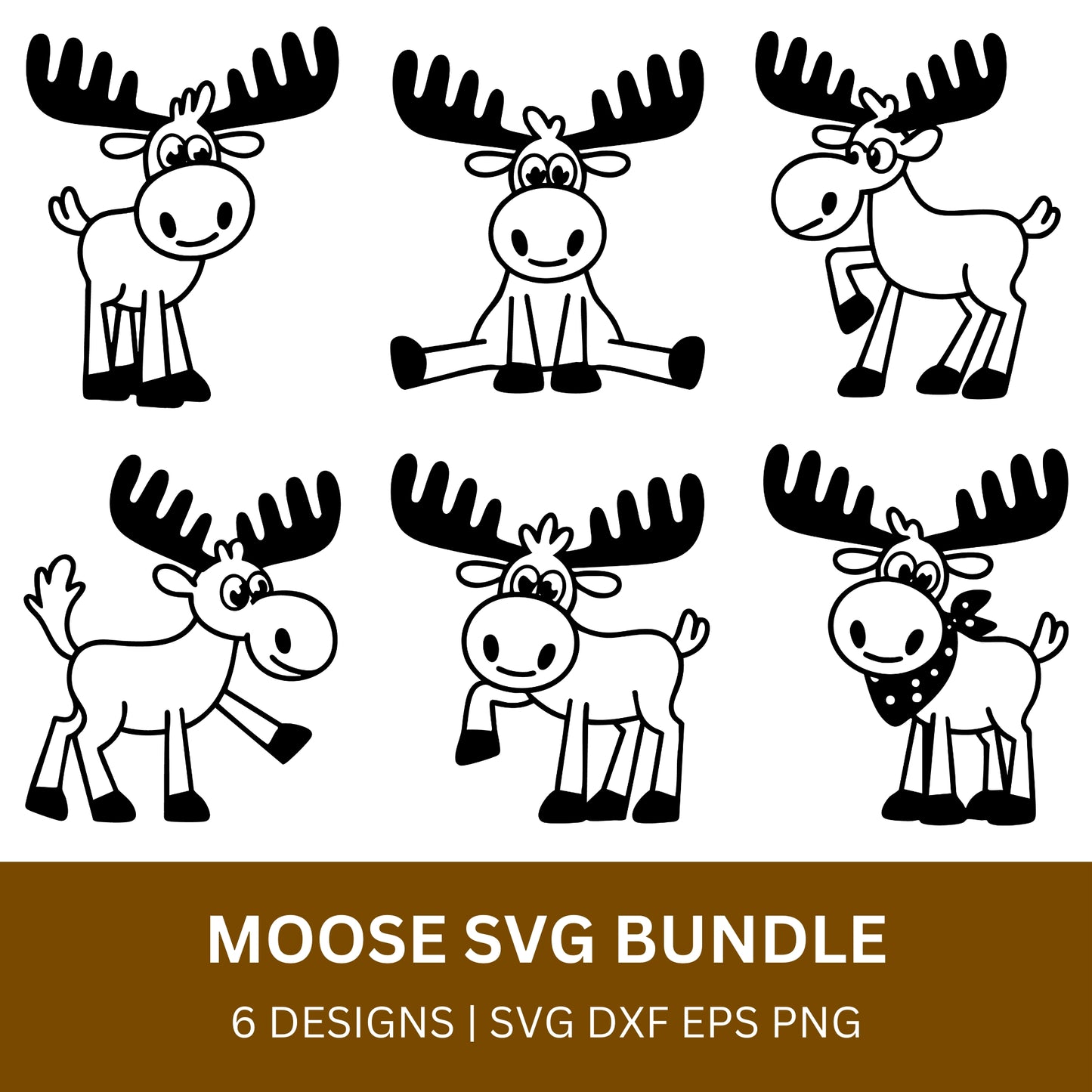 Moose SVG Bundle PLR