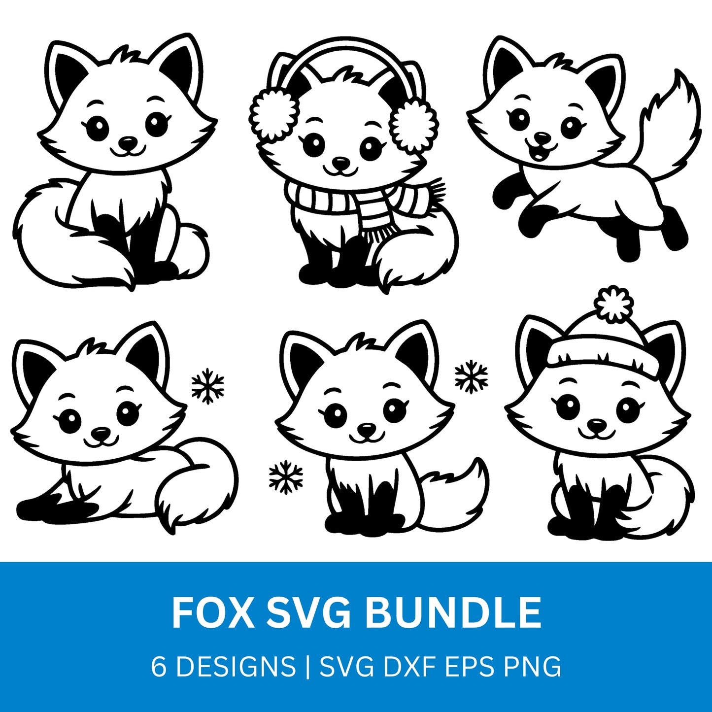 Fox SVG Bundle PLR