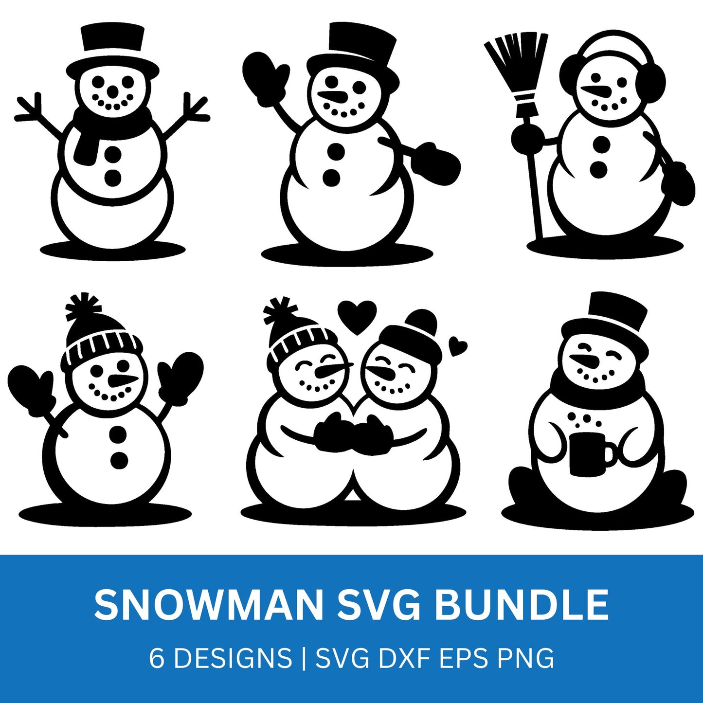 Snowman SVG Bundle PLR