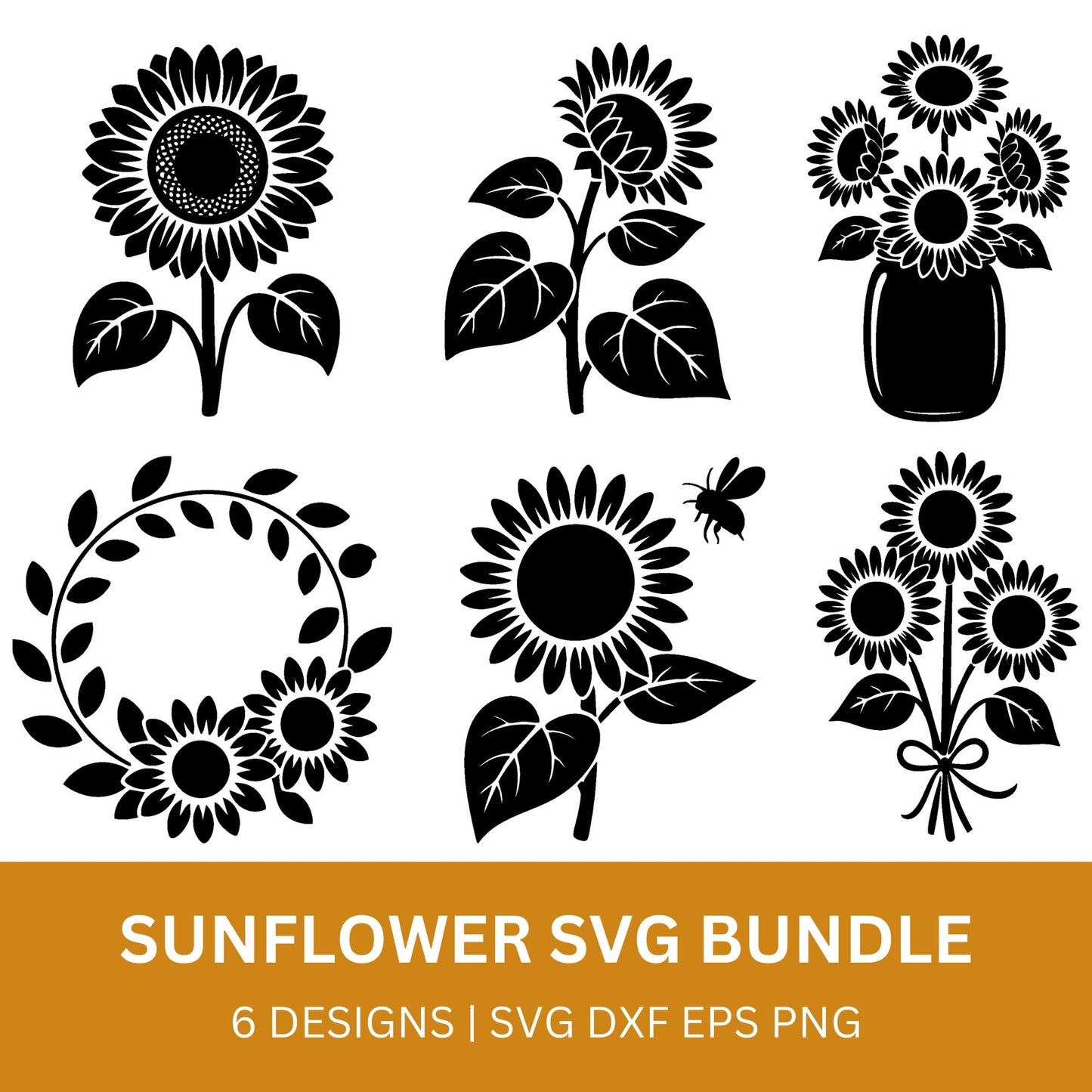 Sunflower SVG Bundle PLR