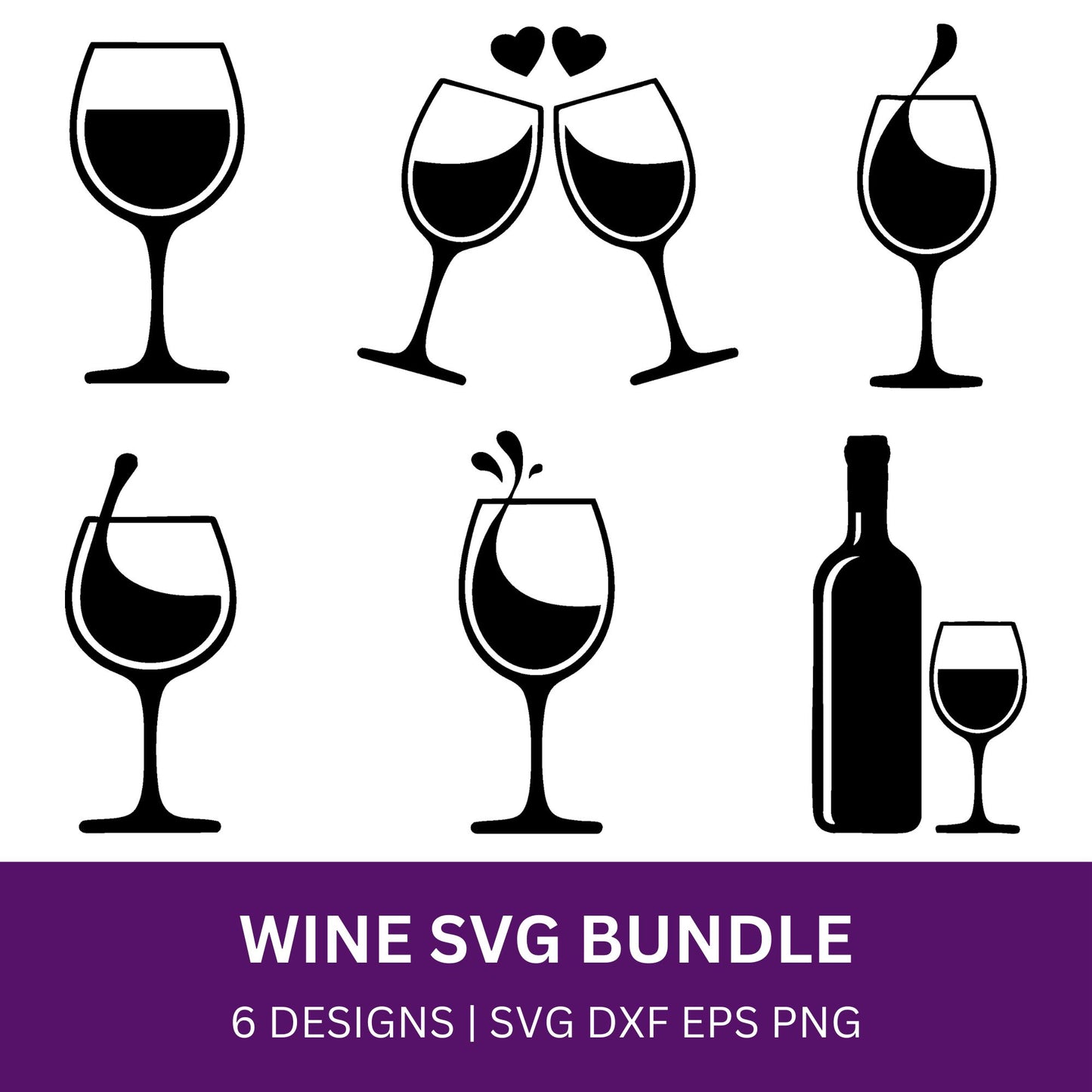 Wine SVG Bundle PLR