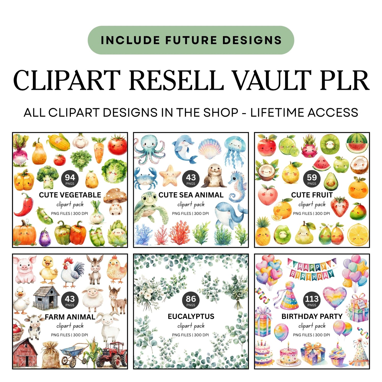Clipart Resell Vault PLR
