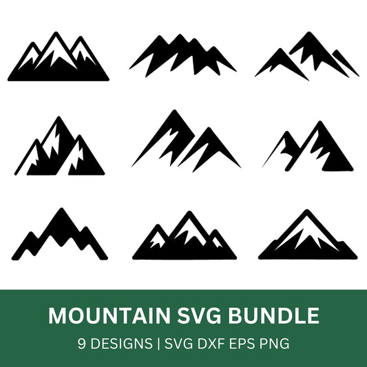 Mountain SVG Bundle PLR