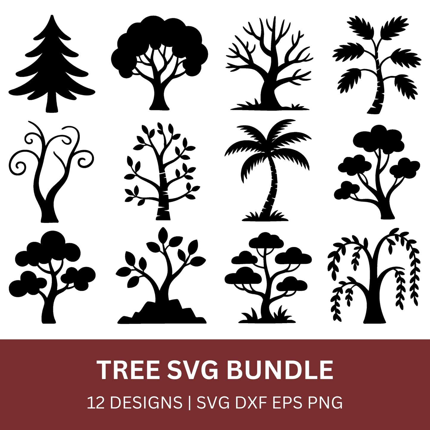 Tree SVG Bundle PLR