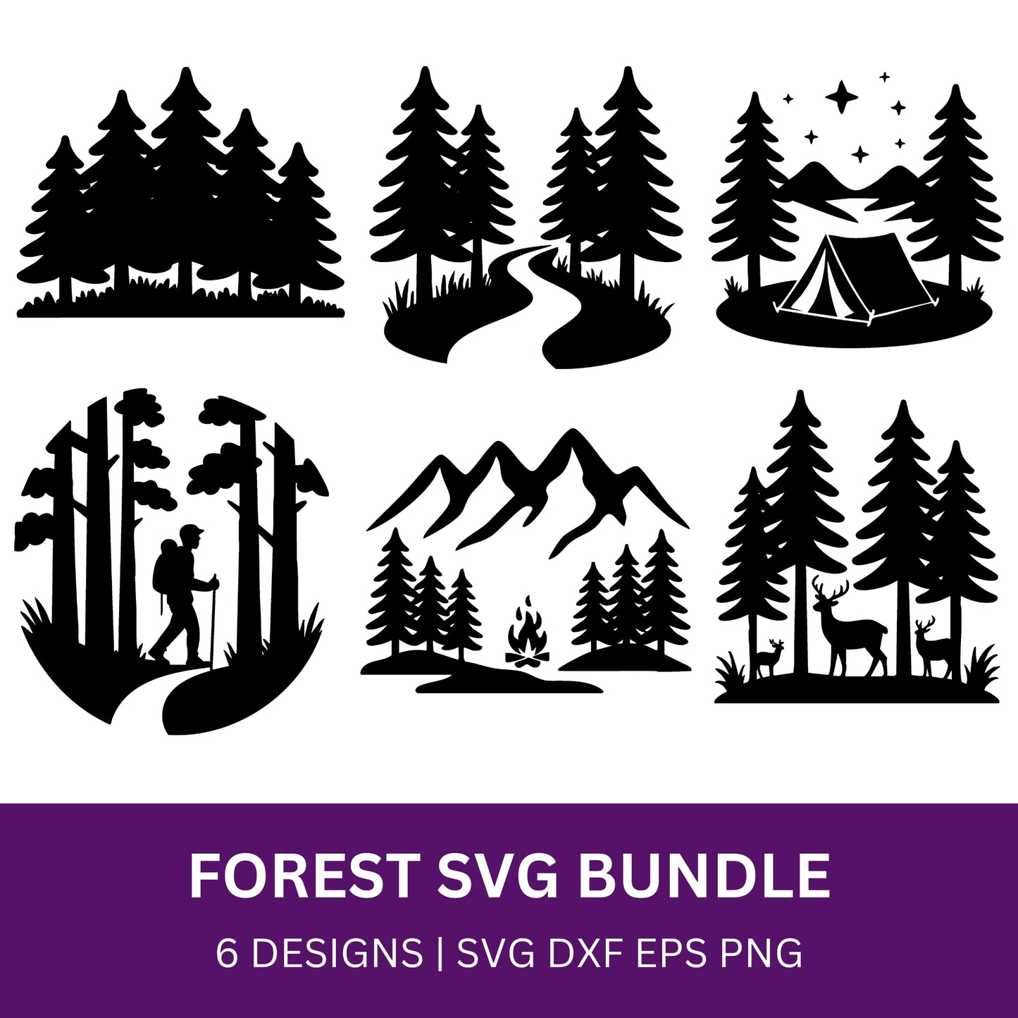 Forest SVG Bundle PLR