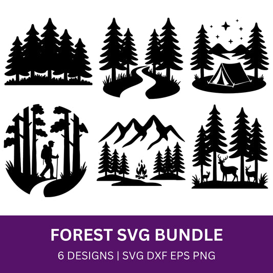 Forest SVG Bundle PLR