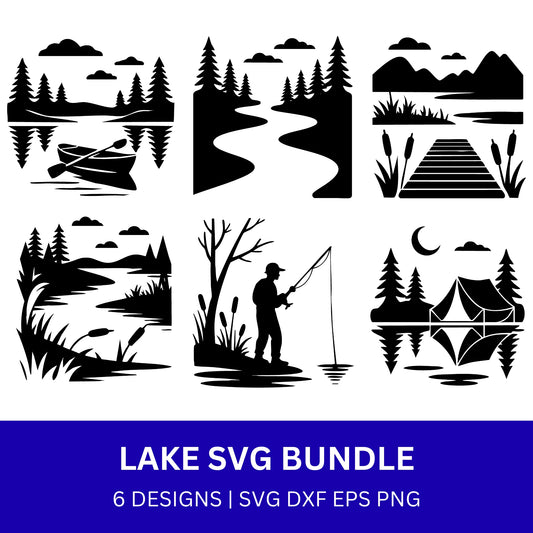 Lake SVG Bundle PLR