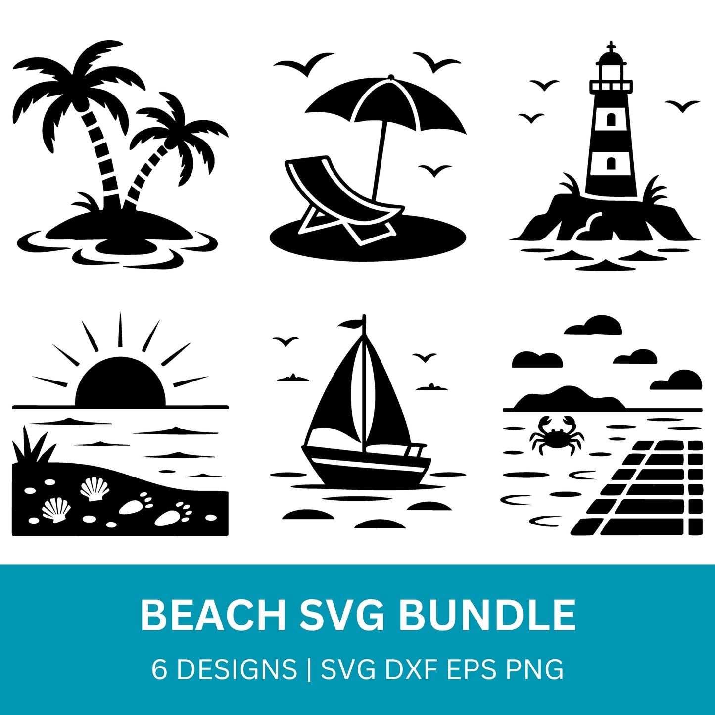 Beach SVG Bundle PLR