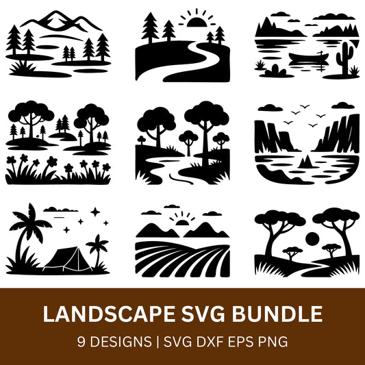 Landscape SVG Bundle PLR