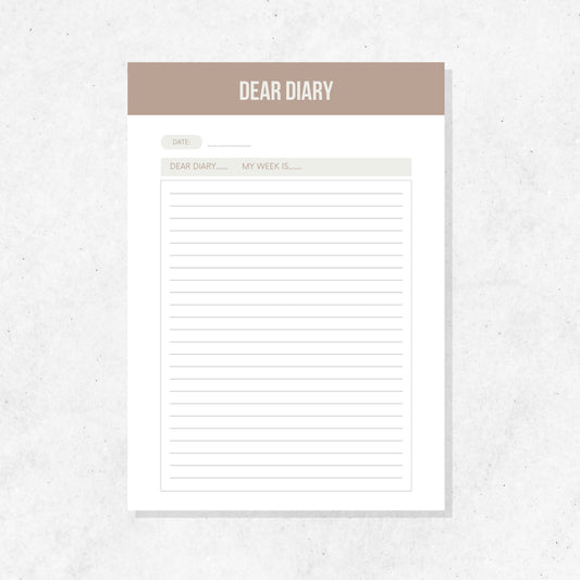 Journal Sheet Templates PLR