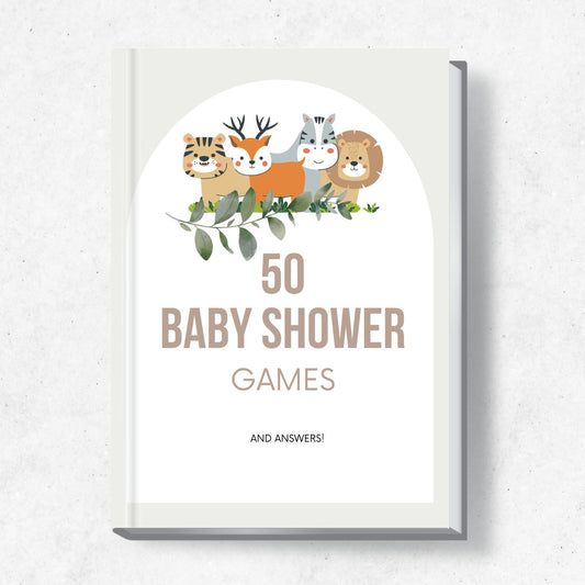 50 Baby Shower Games & Answers Template PLR