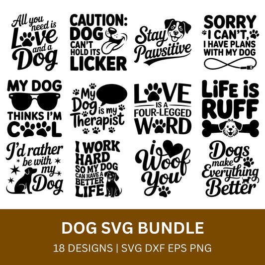 Dog SVG Bundle PLR
