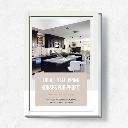 Guide to Flipping Houses for Profit eBook PLR