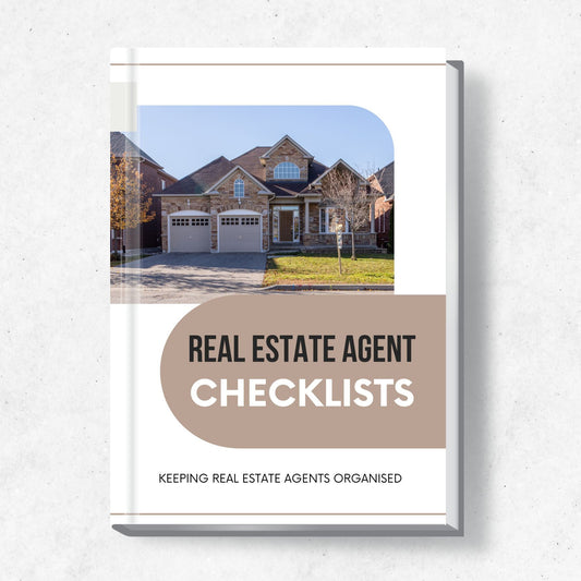 Real Estate Agent Checklist Template MRR