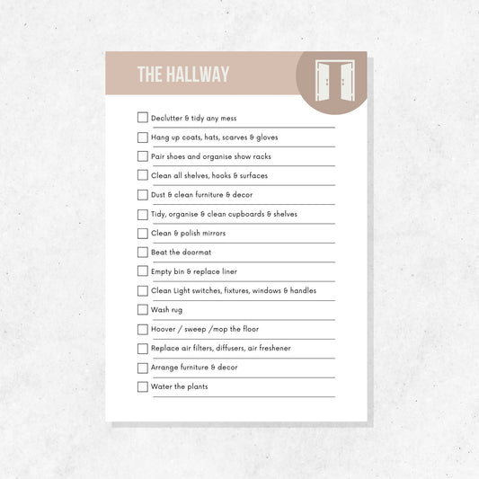 Cleaning Card Printable Templates PLR