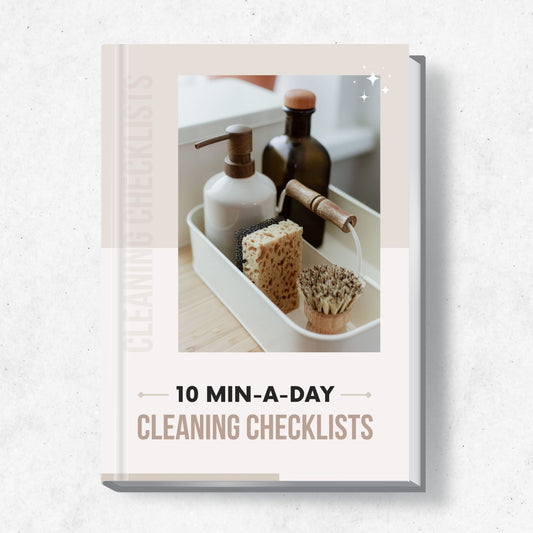 10-Minute Daily Cleaning Checklist Templates PLR