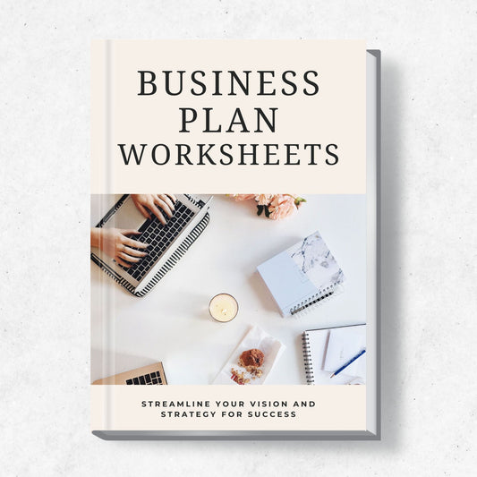 Business Plan Worksheets with PLR