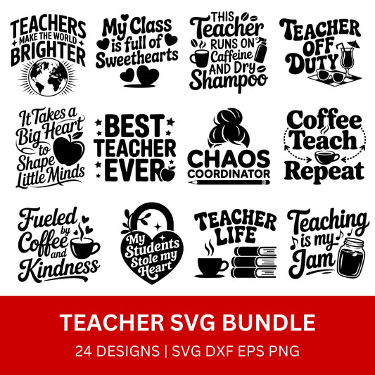 Teacher SVG Bundle PLR