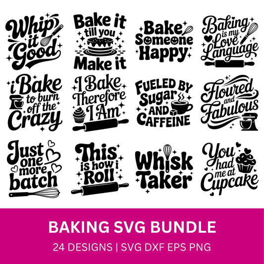 Baking SVG Bundle PLR