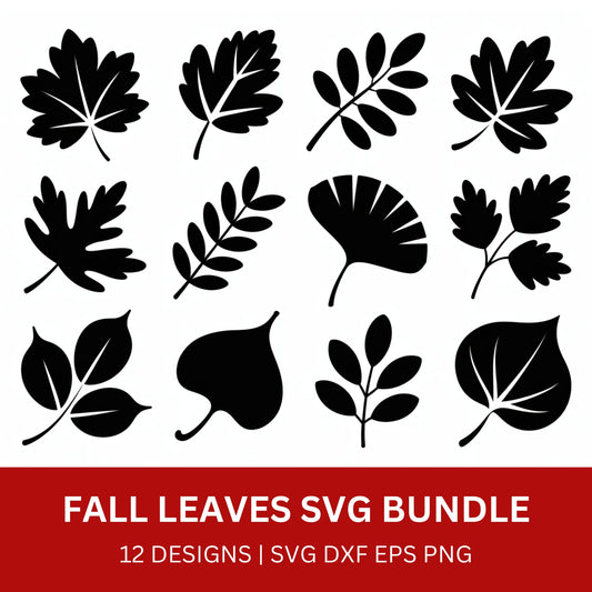 Fall Leaves SVG Bundle PLR