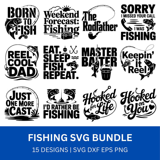Fishing SVG Bundle PLR