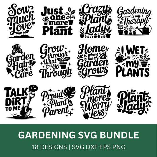 Gardening SVG Bundle PLR
