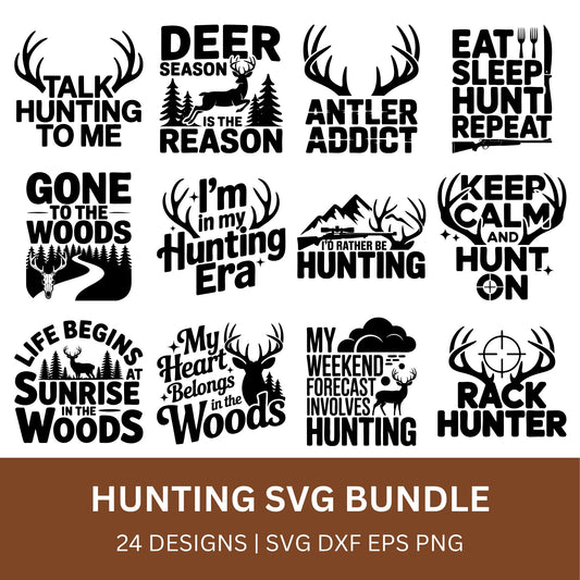 Hunting SVG Bundle PLR