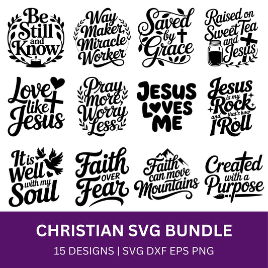 Christian SVG Bundle PLR