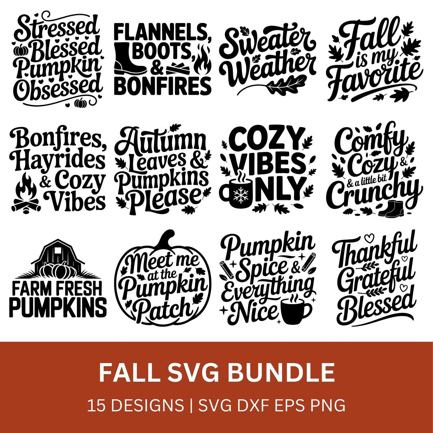 Fall SVG Bundle PLR