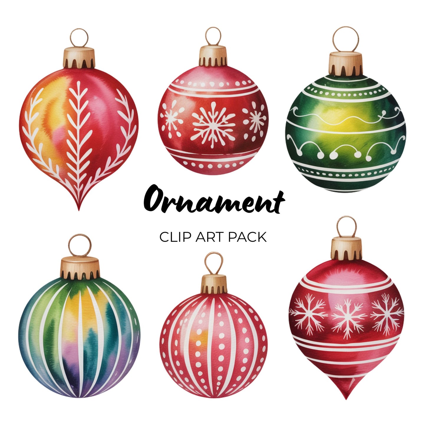 Ornament Clipart Pack PLR