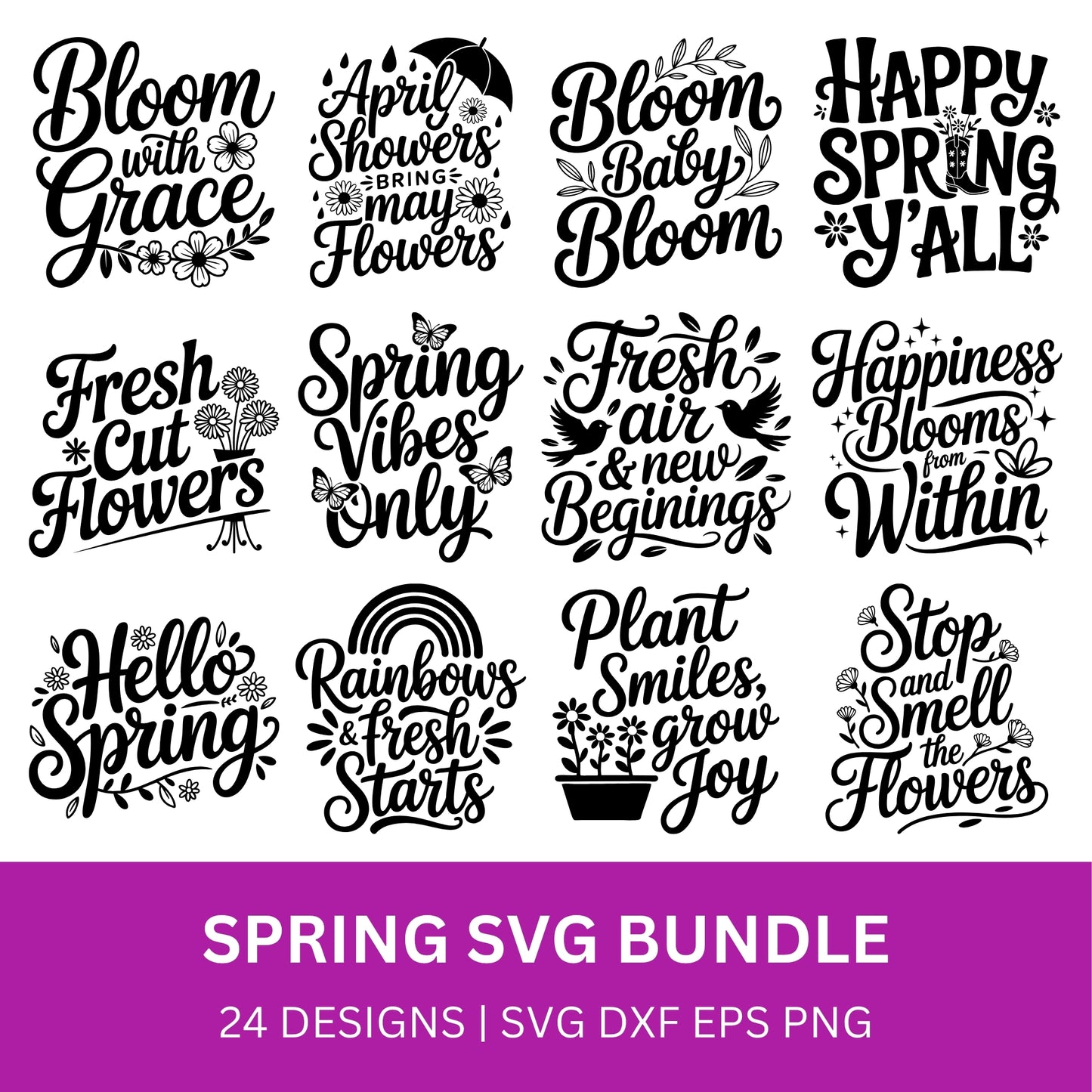 Spring SVG Bundle PLR