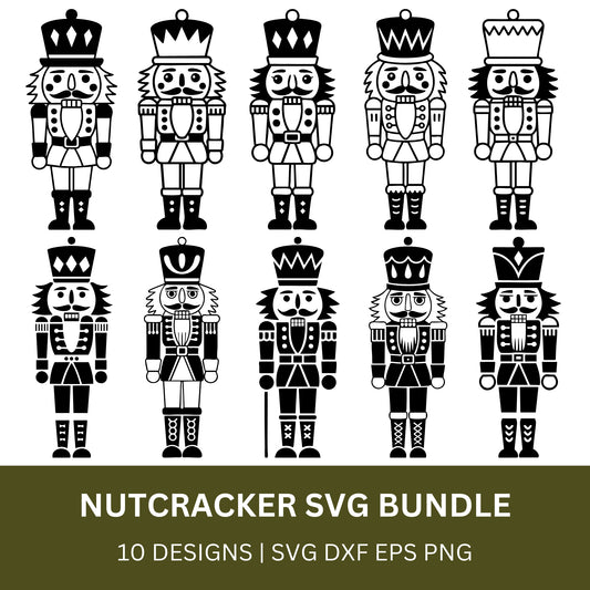 Nutcracker SVG Bundle with PLR