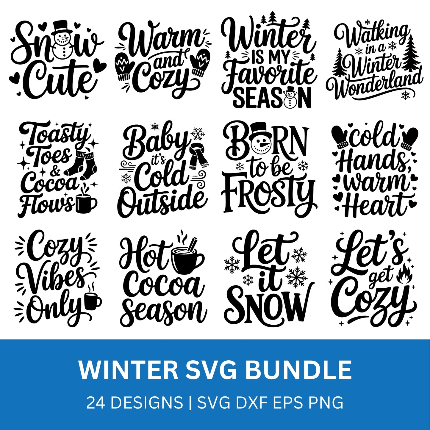 Winter SVG Bundle PLR