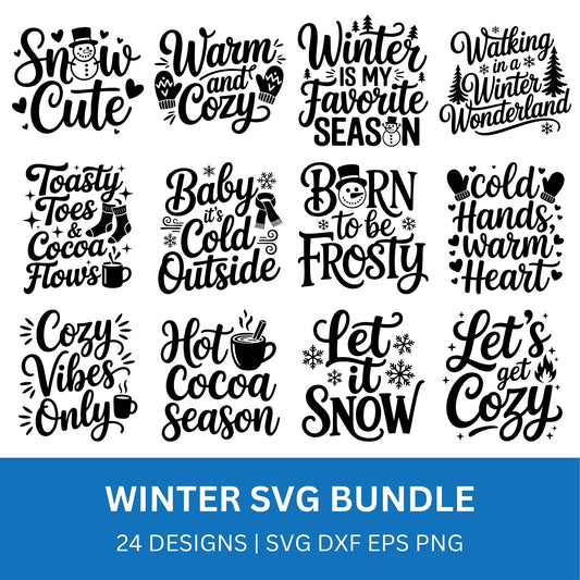 Winter SVG Bundle PLR