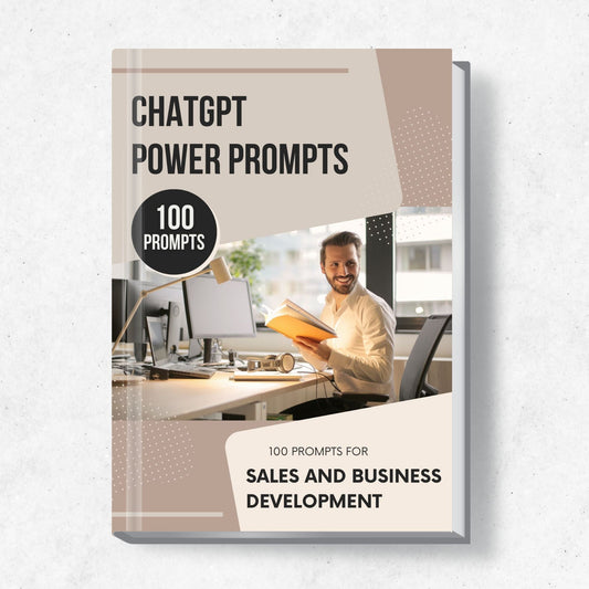 ChatGPT Prompts for Sales And Business Development PLR