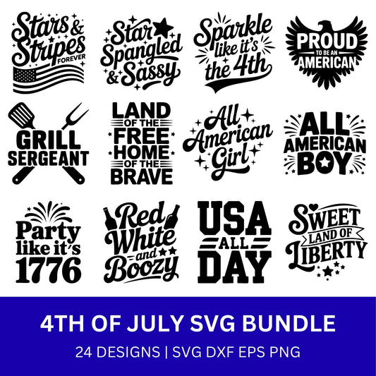 4th of July SVG Bundle PLR