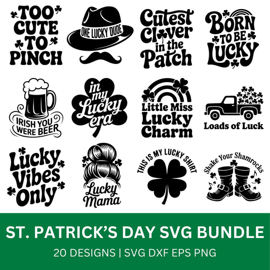 St. Patrick's Day SVG Bundle PLR
