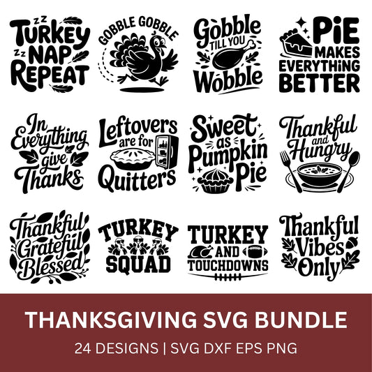 Thanksgiving SVG Bundle PLR